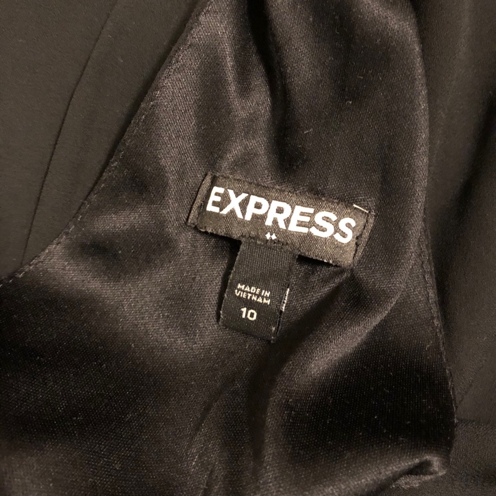express sleeveless black flowy dress - Picture 4 of 4